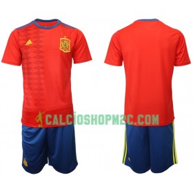 Spagna Bambino Maglia Prima 2019 Manica Corta (+ Pantaloncini)